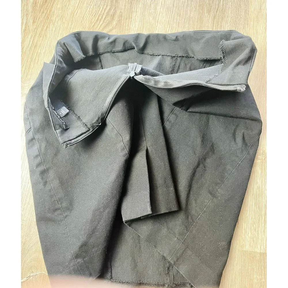 Banana Republic Skirt Womens Size 6 Black Straight & Pencil Preppy Side Slit‎